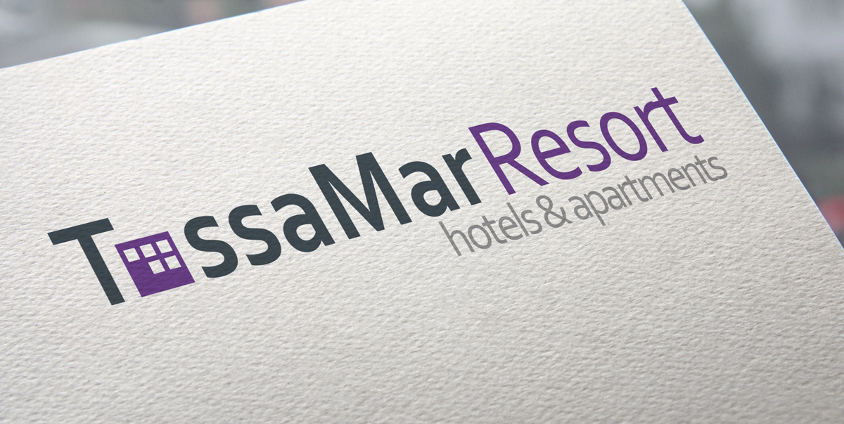 Portfolio of logo and brand design work for hotel and holiday resort - TOSSAMAR RESORT