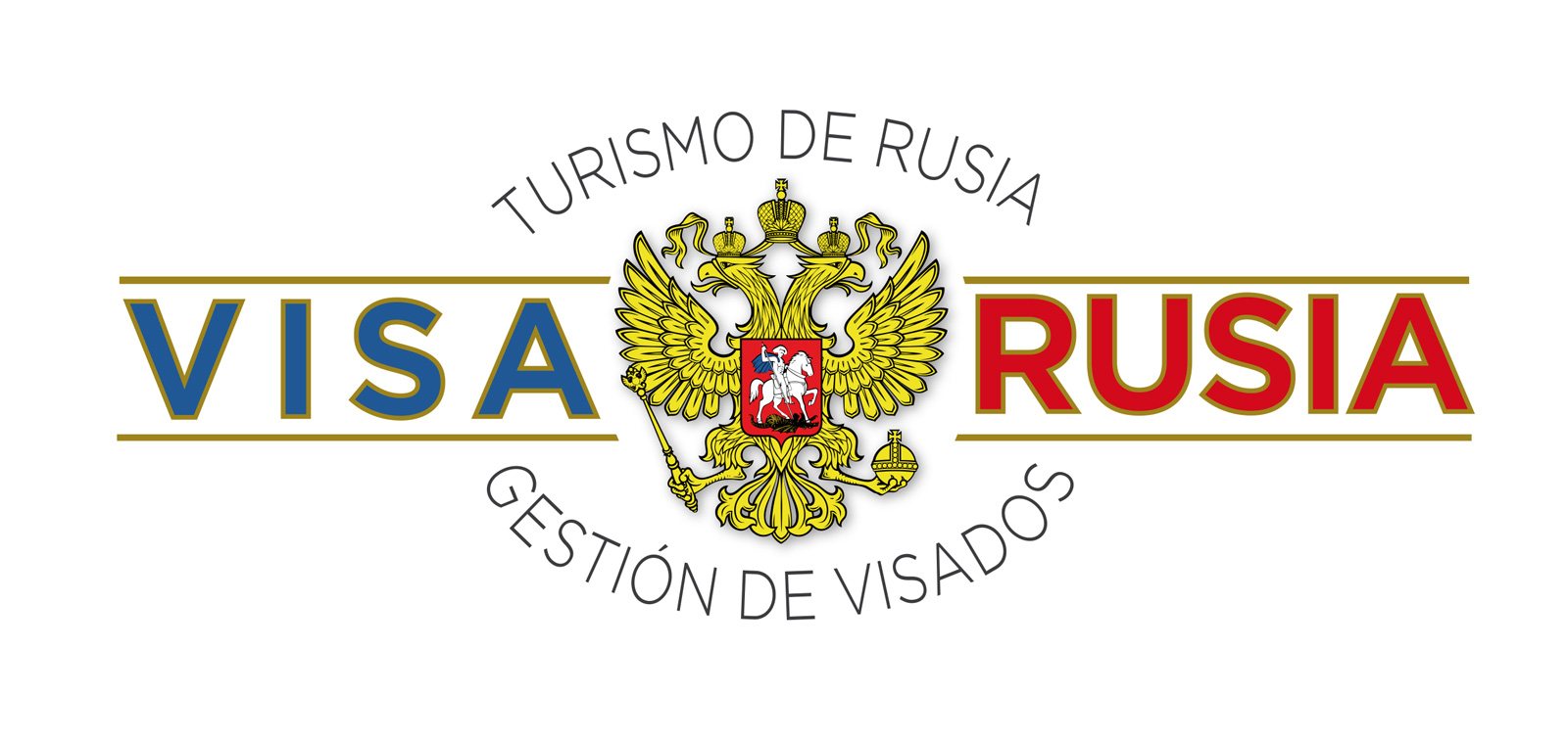 Portfolio of logo and brand design design work for travel agency for the sale of Russian visas
