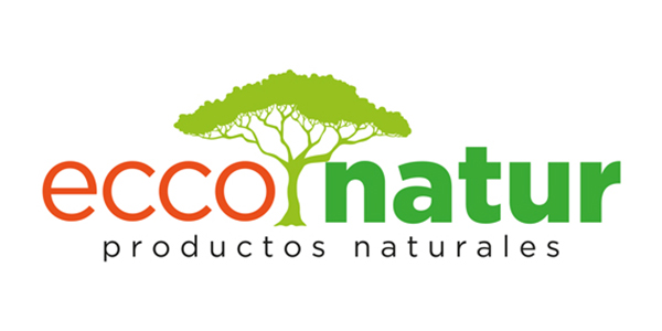 Portfolio of creative graphic design works of logo and corporate brand creation for a distributor of natural and ecological products: ECCONATUR