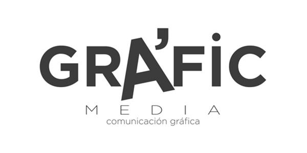 Graphic design work portfolio of logo creation and corporate brand for graphic design company GRAFICMEDIA