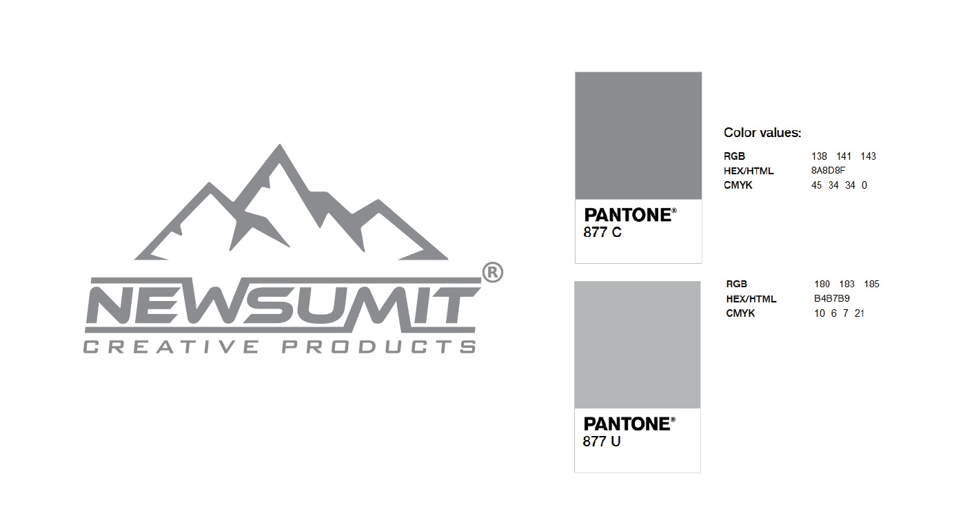 Portfolio of design works for the creation of logos and brands for sports products manufacturer