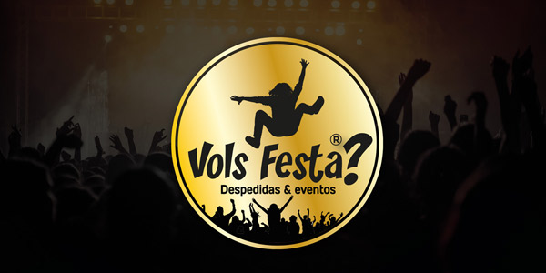 Diseño gráfico y creativo de logo y branding para marca de discotecas fiestas y eventos Volsfesta
