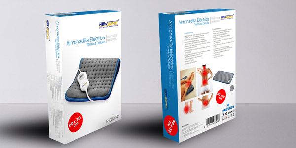 Portfolio of graphic and creative design of label and packaging design for heating pad