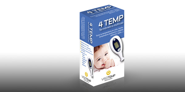 Box packaging design for family thermometer